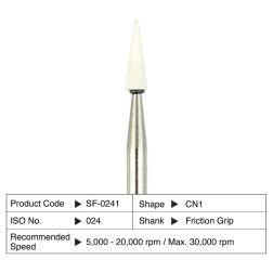 Arkansas White Stone CN1 FG - Камък Арканзас бял остър пламък турбина