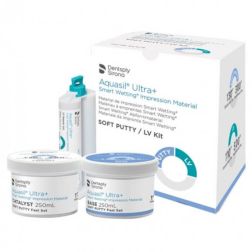 Aquasil Ultra+ Soft Putty, Fast Set 500ml + LV, Regular Set 50 ml - Аквазил Ултра Софт + Картюша