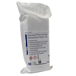 EuroSept Xtra Surface Disinfection Wipes XL refill - Кърпи за дезинфекция еуросепт 200 бр.