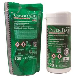 Ultraclean Lemon Disinfectant Wipes Sachet CYBERTECH - Дезинфекционни кърпи 120 бр.