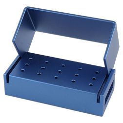 Aluminium Bur Blocks 15FG - Кутия за борчета синя