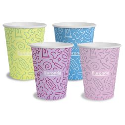 Monoart Graffiti paper cups - Чаши за пациента картонени 50 бр.