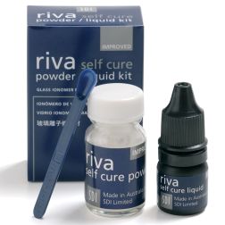 Glass ionomer restorative Riva Self Cure Powder Liquid Kit - Гласйономер за изграждане А2
