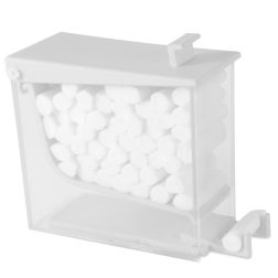 Cotton rolls dispenser - кутия за ролки с пуш бутон