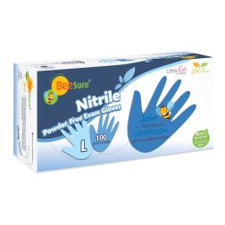 Superslim Powder Free Nitrile Gloves - Ръкавици нитрил 100 бр.