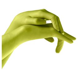 Disposable latex gloves lime - Ръкавици латекс за еднократна употреба 100 бр.