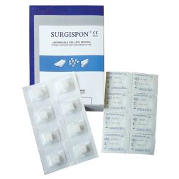 Surgispon 10x10x10 - Хемостатична желатинова гъба 10х10х10 мм