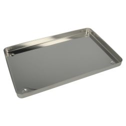 Standard tray stainless steel, bottom unperforated - Стоманена тава неперфорирана